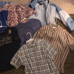 Men’s lot (button up) shirts L-XL